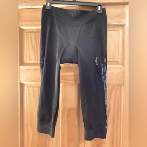 4UCYClING WOMENS Large 3/4 padded cycling pants
